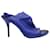 Balenciaga Glove Slingback Heels in pelle blu  ref.428434