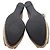 Stuart Weitzman Jean Zeppa aperta in sughero in pelle glitterata argento - vista 5