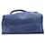 Jil Sander Weekend Travel Bag in Blue Leather  ref.428464