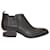 Alexander Wang Kori Ankle Booties with Rose Gold Cut in Black Leather  ref.428470