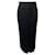 Miu Miu High Rise Maxi Skirt in Black Wool  ref.428483