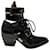 Chloé Rylee Medium Ankle boots in Black Leather Pony-style calfskin  ref.428485