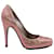 Lanvin Escarpin Pumps aus rosa Polyester Pink  ref.428533