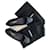 Cambon Chanel Zapatillas de ballet Negro Cuero  ref.427025