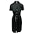 Vestido camisero de lino negro Penny de Marella  ref.429354