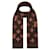 Louis Vuitton Logomania Shine brown gold scarf Silk Wool  ref.429496