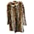Gerard Darel Mid-length coat Leopard print Rabbit  ref.429513
