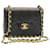 Pochette Chanel porté épaule Cuir Noir  ref.429794