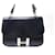 Autre Marque VINTAGE H CONSTANCE HAND BAG IN NAVY BLUE BOX LEATHER HAND BAG  ref.430035