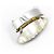 NEUE CHRISTOFLE RINGGRÖSSE 49 in Sterling Silber 925 + NEUE SILBERRING-BOX