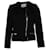 Iro Phoebe Jacquard Biker Jacket in Black Cotton   ref.430371