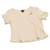 LOUIS VUITTON T-shirt manches courtes coton Beige LV Auth yk2187  ref.431411