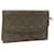 Louis Vuitton Monogram Pochette rabat 20 Clutch Bag M51935 LV Auth yk2360 Cloth  ref.431773