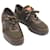 LOUIS VUITTON Sneakers in camoscio Marrone LV Auth ar4637 Svezia  ref.431920