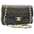 CHANEL Matelasse lined Chain Flap Shoulder Bag Lamb Skin Black Gold Auth 25971 Golden  ref.431951