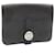 Hermès HERMES Dogon Coin Purse Leather Black Auth ar5141  ref.431967