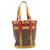 LOUIS VUITTON Monogram Neo Bucket Tote Bag Red M95613 LV Auth jk166 Cloth  ref.432135