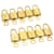 Louis Vuitton padlock 10set Padlock Gold Tone LV Auth ki1062 Metal  ref.432361