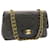 CHANEL Matelasse lined Chain Flap Shoulder Bag Lamb Skin Black CC Auth 24527 Golden  ref.432695