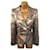 Armani Jackets Silvery Silk Cotton Polyester  ref.432924