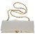 L'ambita borsa Chanel Timeless 23cm con patta foderata in agnello trapuntato bianco, garniture en métal doré - vista 8