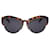 Óculos de sol Givenchy Clubmaster Style em acetato de estampa marrom  ref.433473