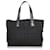 Chanel Black New Travel Line Nylon Tote Bag Leather Pony-style calfskin Cloth  ref.433638