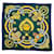 Foulard Hermès grand carré de 90 cm Kosmima Soie Multicolore Vert foncé  ref.434177