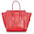 Luggage Céline Borsa a mano in pelle con micro bagagli Celine rossa Rosso Vitello simile a un vitello  ref.434300