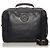 Borsa da lavoro in pelle nera Versace - vista 9