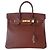 Haut à courroies Hermès Borsa HERMES BIRKIN 32 HAC Marrone