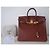 Haut à courroies Hermès Borsa HERMES BIRKIN 32 HAC Marrone - vista 4
