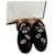 Marmont Gucci Zapatilla Negro Terciopelo  ref.434938