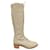 Elizabeth Stuart p boots 37 Beige Leather Cloth  ref.435007