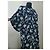 Ganni Maxwell Crepe Blumenkleid blau - Ansicht 2