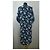 Ganni Maxwell Crepe Blumenkleid blau - Ansicht 5