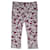 D&G Un pantalon, leggings Coton Elasthane Blanc Multicolore Violet  ref.435230
