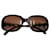 [Used] CHANEL Sunglasses Glasses / Sunglasses Sun Glasses 5170-A Ribbon Brown Plastic  ref.435361