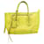 Alexander Mcqueen Bright Yellow Grain Leather Handbag  ref.435412