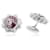 Autre Marque Cufflinks with diamonds and Gourji enamel  ref.435731