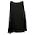 Céline Celine asymmetric skirt Black Viscose  ref.436178