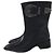 LOEWE Punta puntiaguda / botas vaqueras / botas vaqueras / 40 / BLK / Cuero