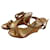 Jimmy Choo Sandals Beige Patent leather  ref.437065