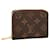 Louis Vuitton LV zippy coin monogram Brown Leather  ref.437066