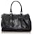 Bolso Boston de piel negra de Loewe Negro Cuero Becerro  ref.437297