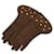 Hermès [Used] Hermes Medor Gloves Leather Brown Notation size: # 6.5  ref.438198