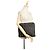 MCM Pochette in pelle nera con borchie - vista 8