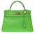 Hermès hermes kelly Green Leather  ref.438737
