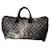Louis Vuitton Keepall galaxy Black Grey Leather Cloth  ref.439011