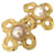 Yves Saint Laurent Earrings Golden Metal  ref.439015